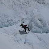 Descent from camp two, Pumori