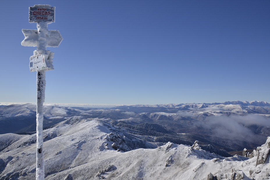 View from Ciucas peak, Ciucaş Peak