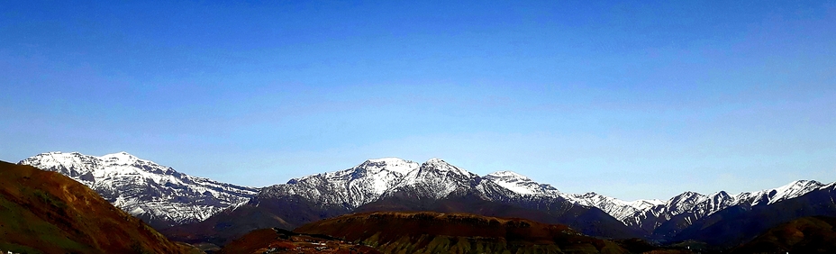 A panorama than all mountains in the north of lavasan, Rizan