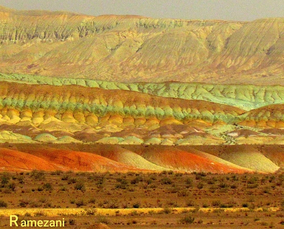 Colourful mountains of tabas, Mount Binalud