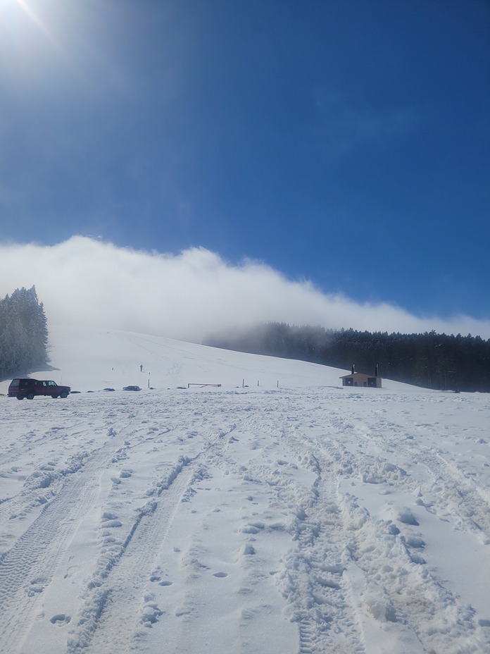 Parking lot, Marys Peak