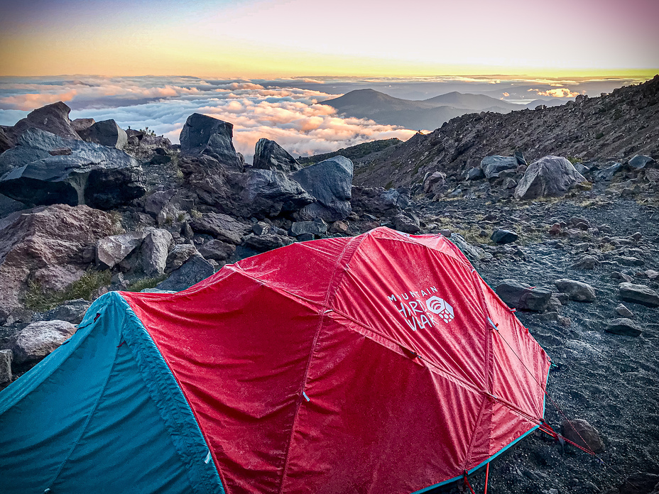 Base Camp, Hotlum Bolam Route, Sept 2019, Mount Shasta