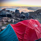 Base Camp, Hotlum Bolam Route, Sept 2019, Mount Shasta