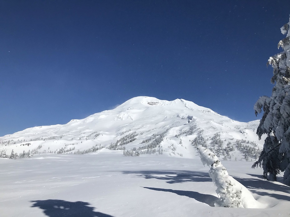 Windy day, South Sister Volcano