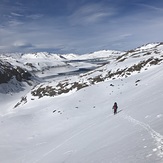 Laguna del Maule mirada desde el Cerro Quemado