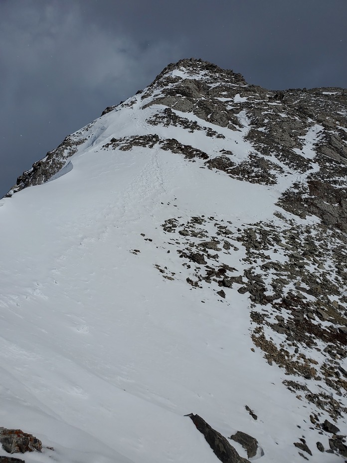 Eastbound ridge, Grotto Mountain