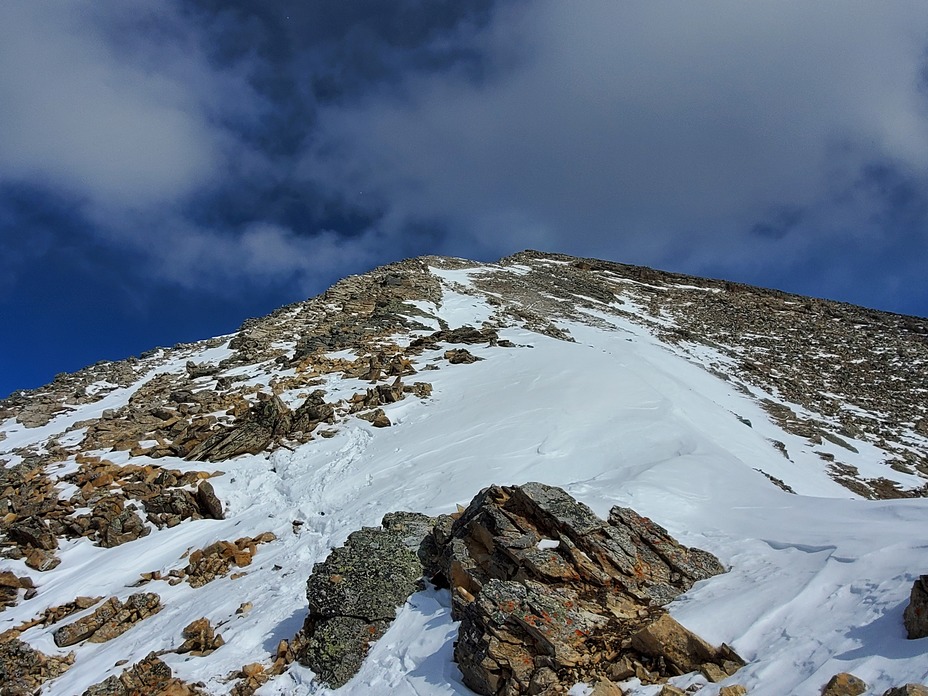 Ridge facing eastward, Grotto Mountain