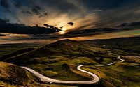 The Serpentine Road, Mam Tor photo