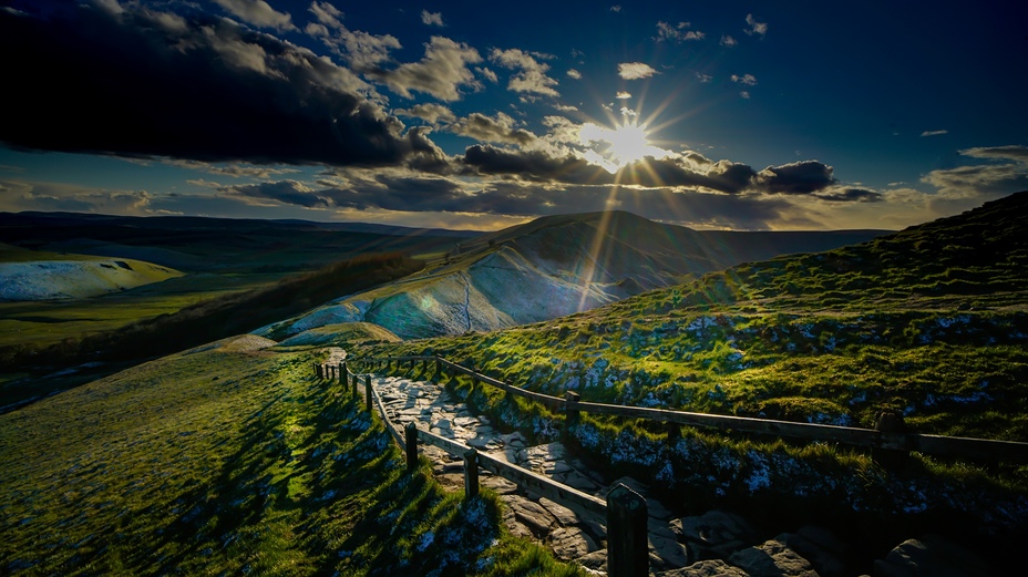 Mam Tor  sun set