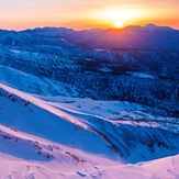 Dawn of Mt. Tomuraushi, Mount Tomuraushi (Daisetsuzan)