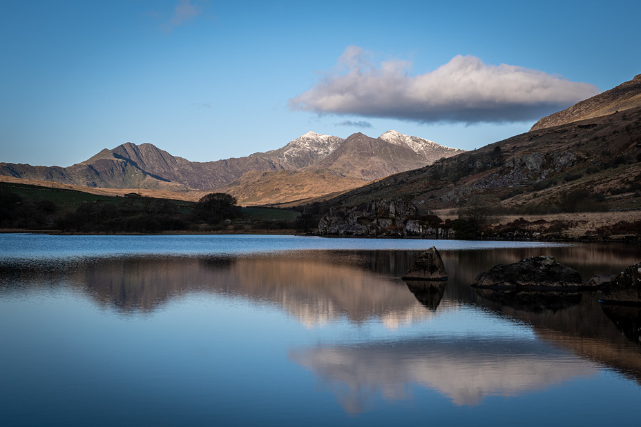 View from Llynau Mymbyr, Snowdon