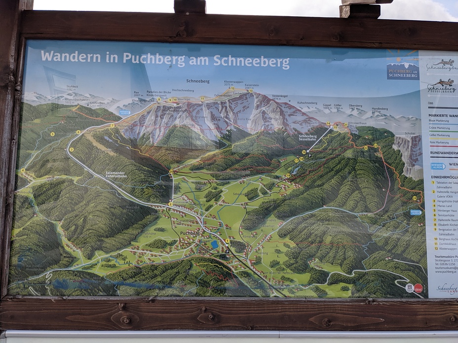 Wandern in Puchberg am Schneeberg, Schneeberg (Alps)