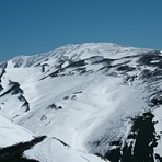 雪の砂漠　月山（西斜面）, Iwaki