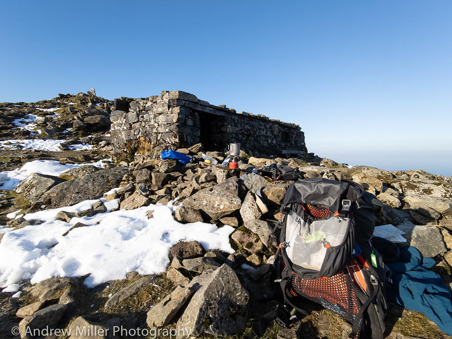 Snow on the top of Cadir Idris, Cadair Idris