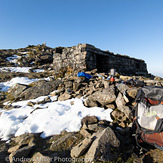 Snow on the top of Cadir Idris, Cadair Idris