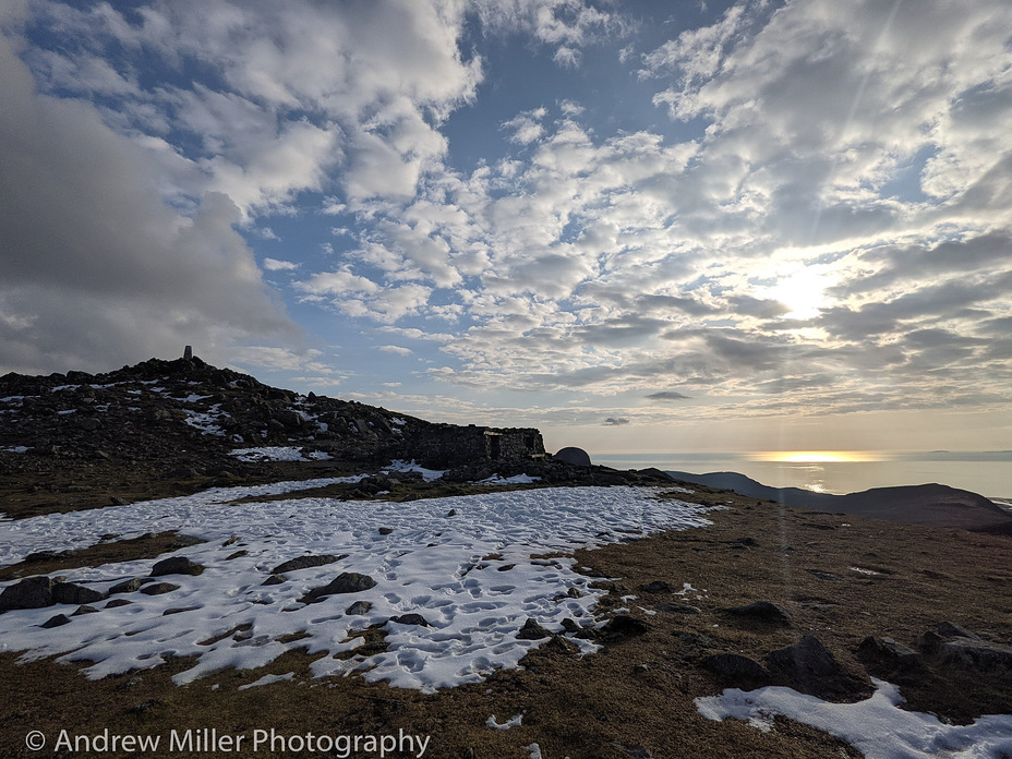 Snow on the top of Cadir Idris, Cadair Idris