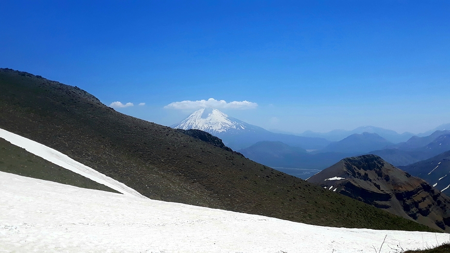 View of damavand from atashkouh peak, Damavand (دماوند)