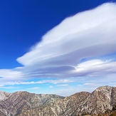 Lenticular Clouds over Mt. Baldy, Mount Baldy (San Gabriel Range)