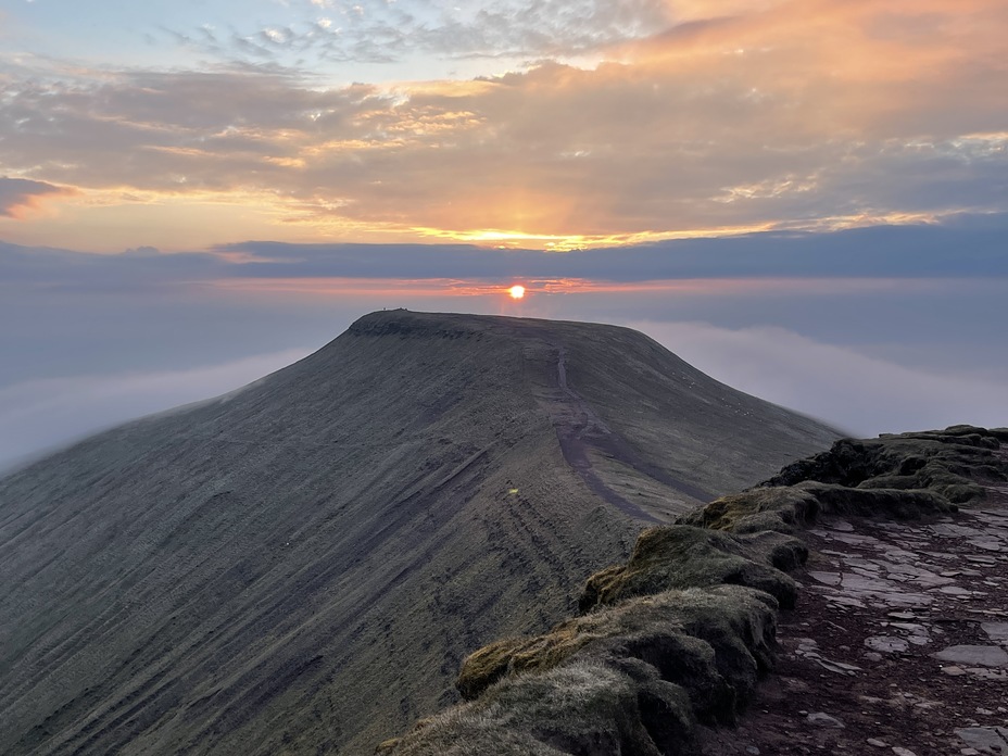 Just after sunrise, Pen Y Fan