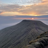 Just after sunrise, Pen Y Fan