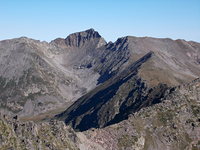 Canigou vu depuis le Tretzevents, au Sud photo