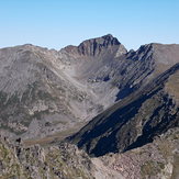 Canigou vu depuis le Tretzevents, au Sud