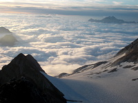 Sunrise at the summit of Vignemale photo