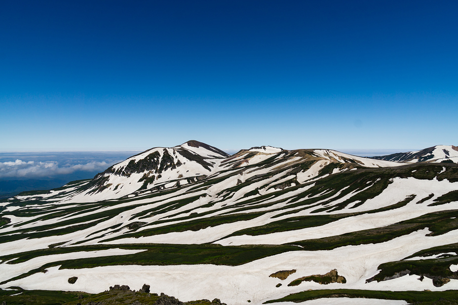 View from the top of Mt. Hakuun, Daisetsu