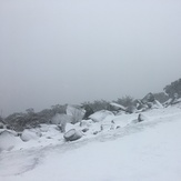 Durwil (Mt William) summit in a snowstorm #2, Mount William