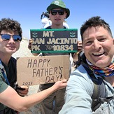 James Alvernaz & son's Jared and Gino, Mount San Jacinto Peak