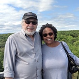 The wife and I higher than the highest point in Pa, Negro Mountain