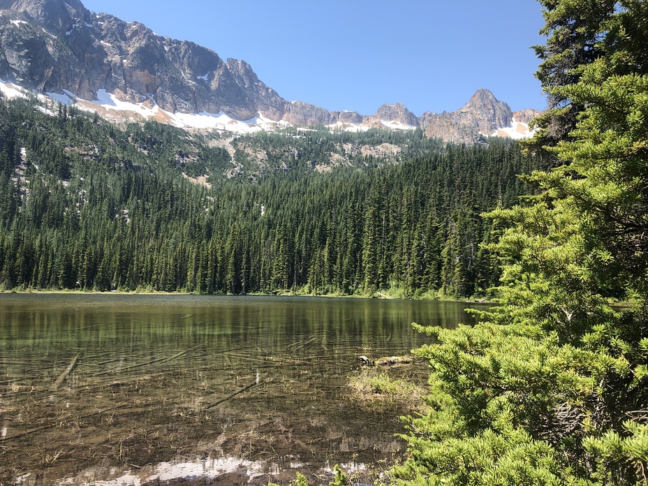 Cutthroat Lake and Peak, Cutthroat Peak