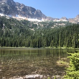 Cutthroat Lake and Peak, Cutthroat Peak