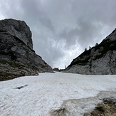 Passage after Prgarca hut, Triglav