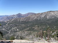 Twin Peaks & Waterman from S.Hawkins fire road, South Mount Hawkins photo