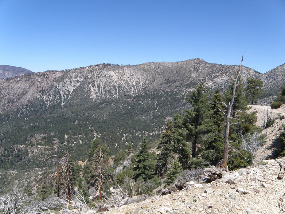 Mt. Islip from S. Hawkins fire road, South Mount Hawkins