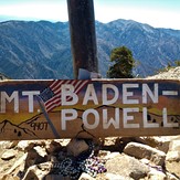 Mt. Baden Powell, Mount Baden-Powell