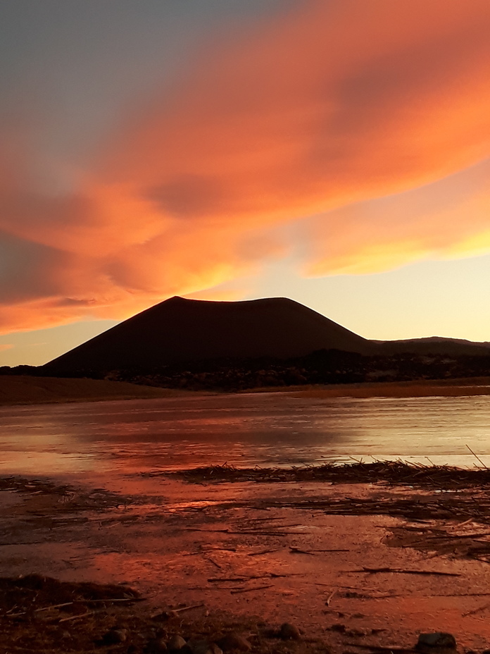 Volcán Antofagasta (atardecer), Antofagasta de la Sierra