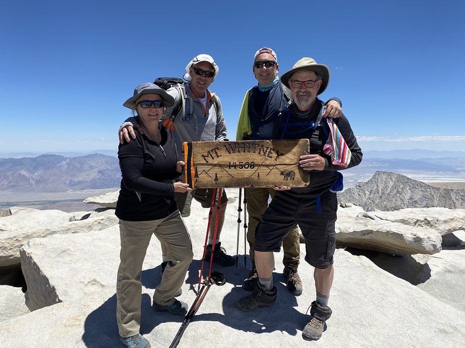 The Old Folks (59-60 year olds) Summit Mt. Whitney, Mount Whitney