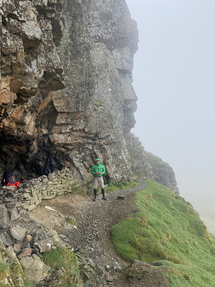 Priest hole cave, Dove Crag