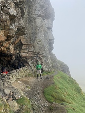 Priest hole cave, Dove Crag photo