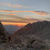 Whitney at sunrise, Mount Whitney