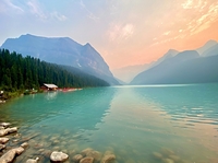 Lake louis, Rocky Peak photo