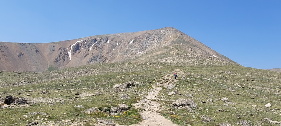 Elbert north trail about 12,500', Mount Elbert