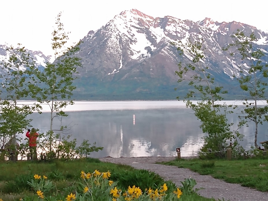 Morning at the lake, Grand Teton