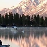 Reflections at the lake, Grand Teton