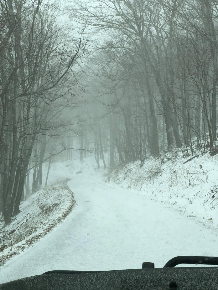 Snowy Drive, Spruce Knob