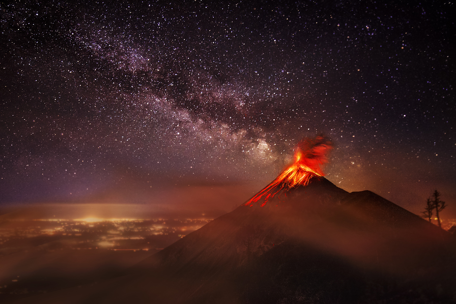 Wicho & Charlie's Base Camp View, Acatenango or Fuego