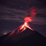 Christmas Star, spotted every 2000 years., Acatenango or Fuego