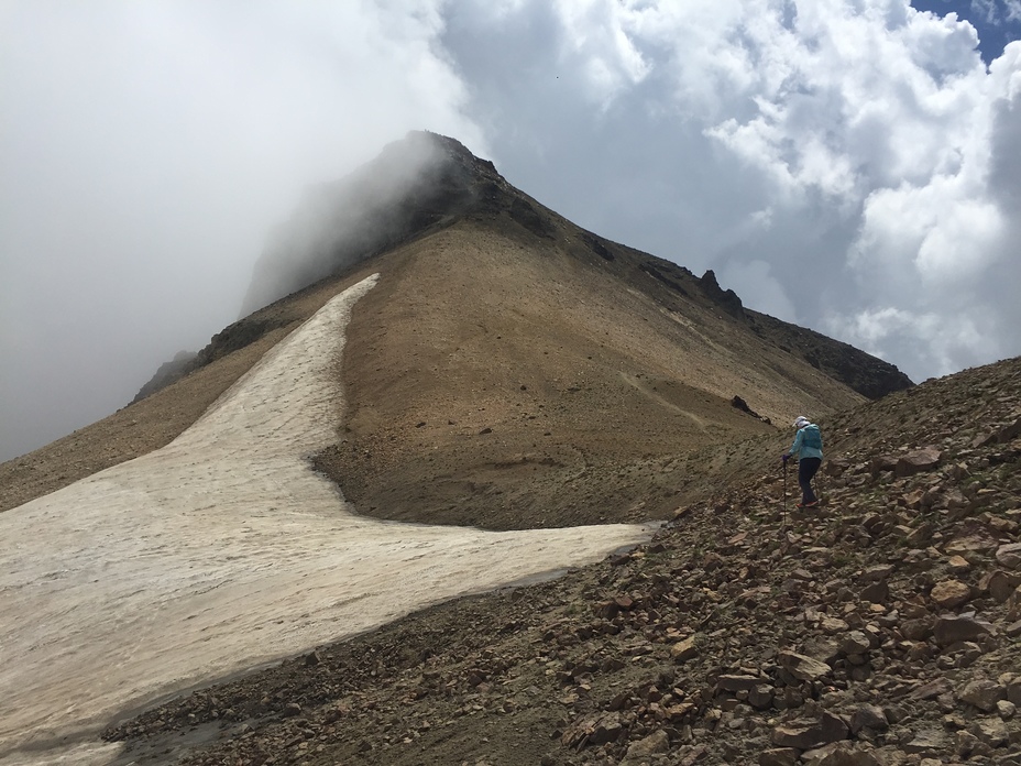 Pass between the south and west summits, Mount Aragats